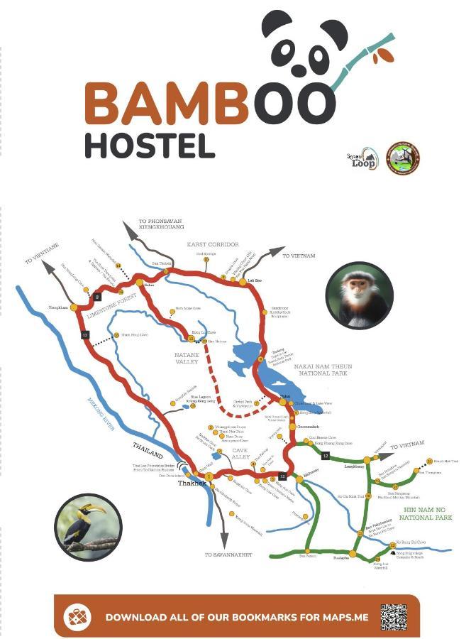 Bamboo Hostel Thakhek Luaran gambar